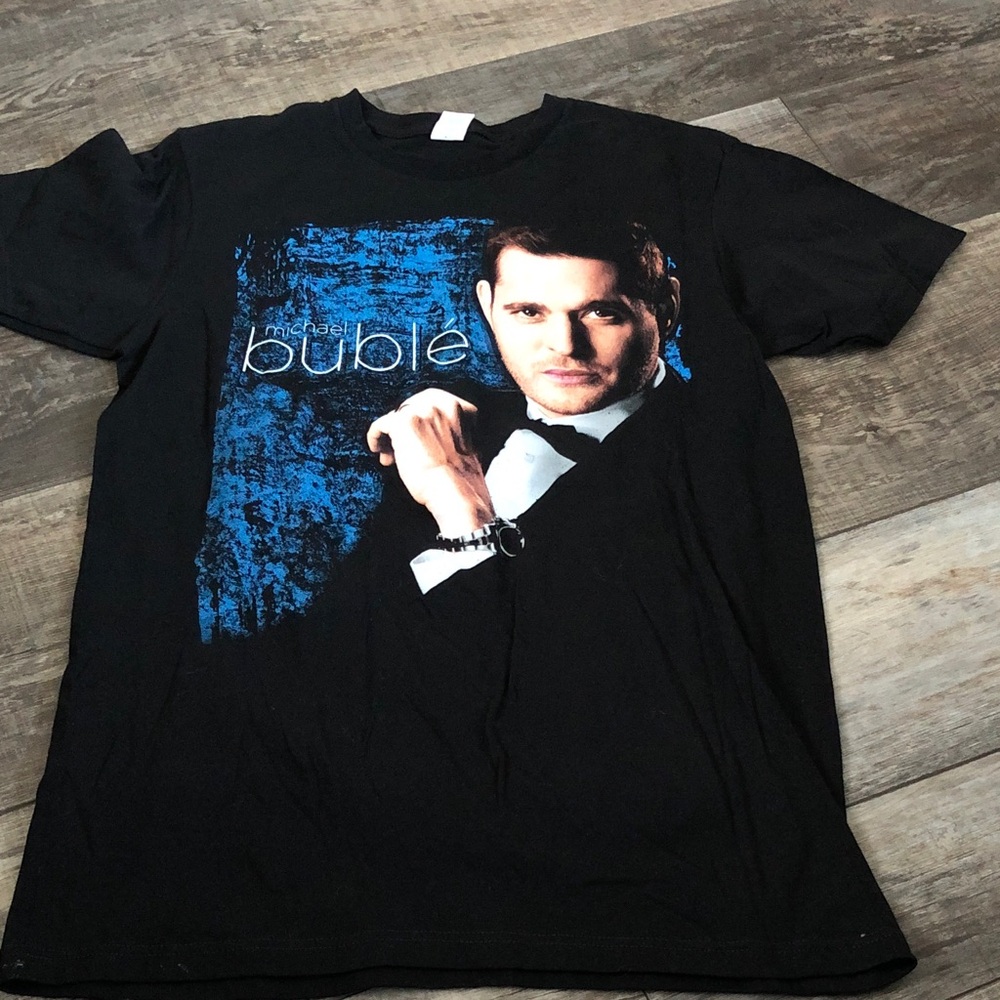 Black Michael Bublé Graphic T-Shirt